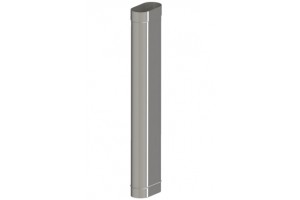 Ovalus įdėklas L-1m DN 100/150 (AISI-304) SO-1001-1000-100-121-H Ovalus įdėklas L-1m DN 100/150 (AISI-304) SO-1001-1000-100-121-H